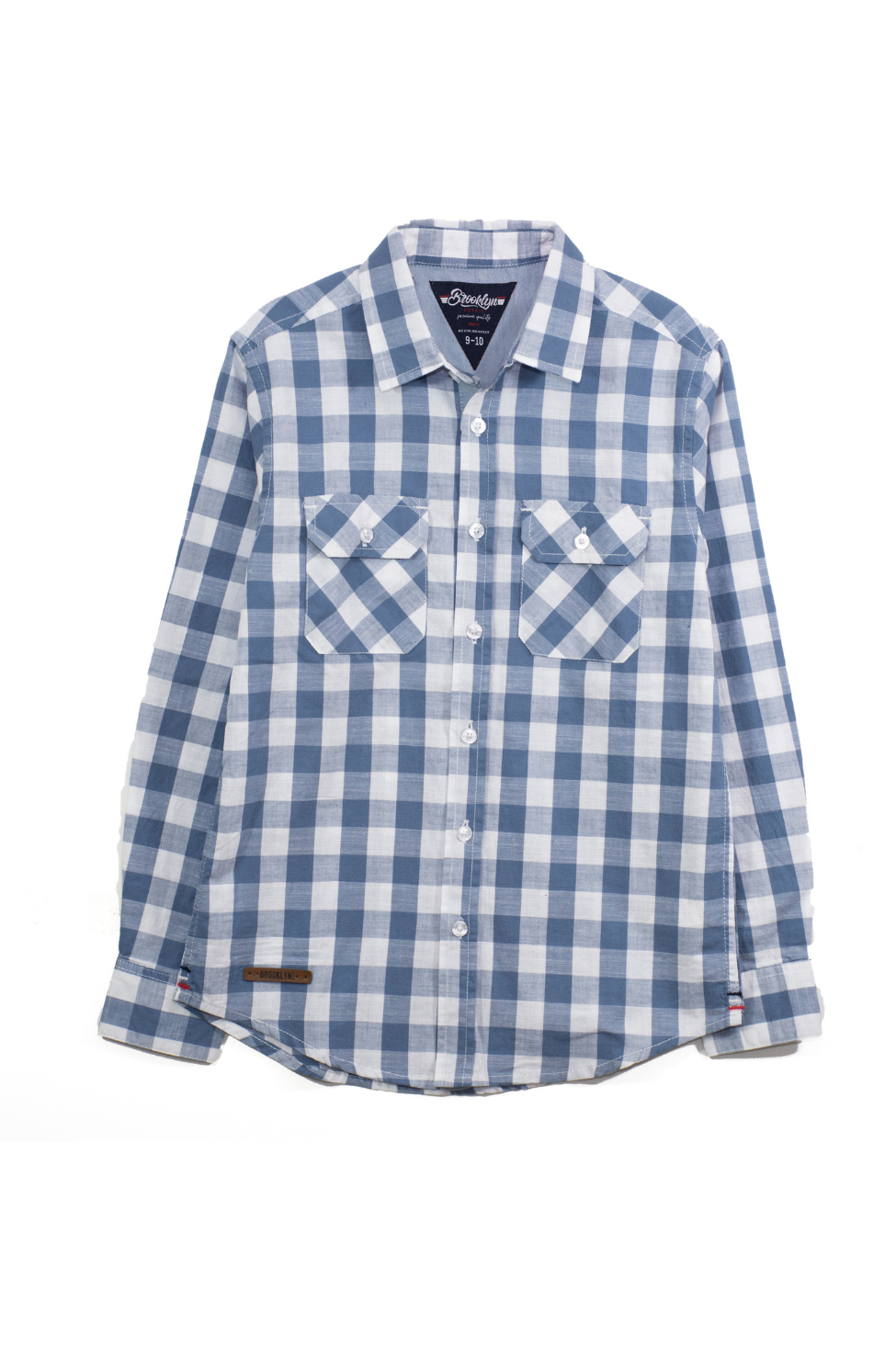 Gingham Check Shirt - Blue