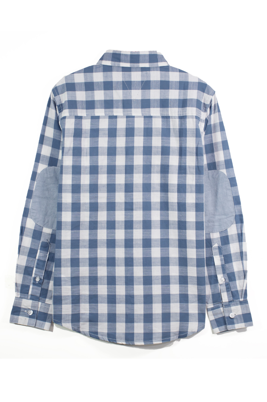 Gingham Check Shirt - Blue