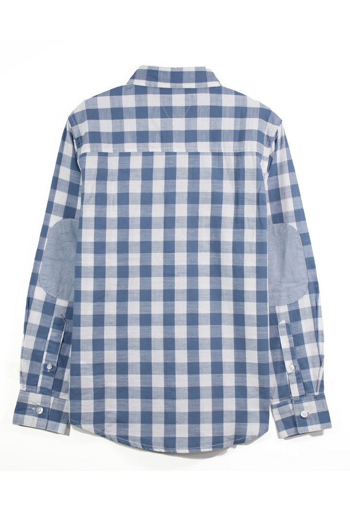 Gingham Check Shirt - Blue