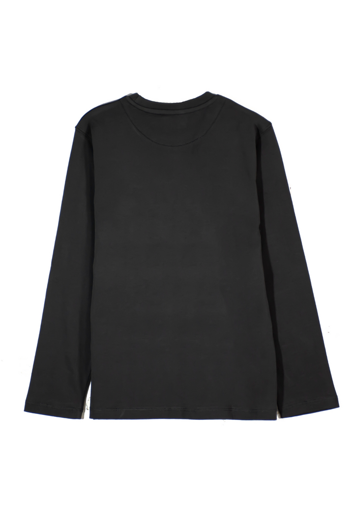 Graphic Long Sleeve Tee - Black