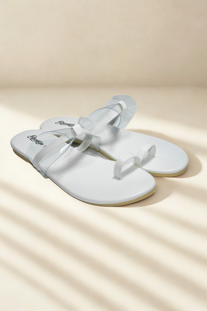 White Strappy Sandals