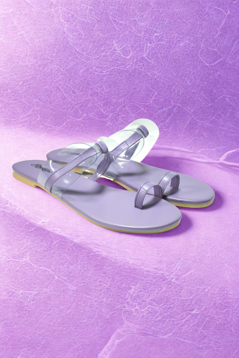 Lavender Strappy Sandals