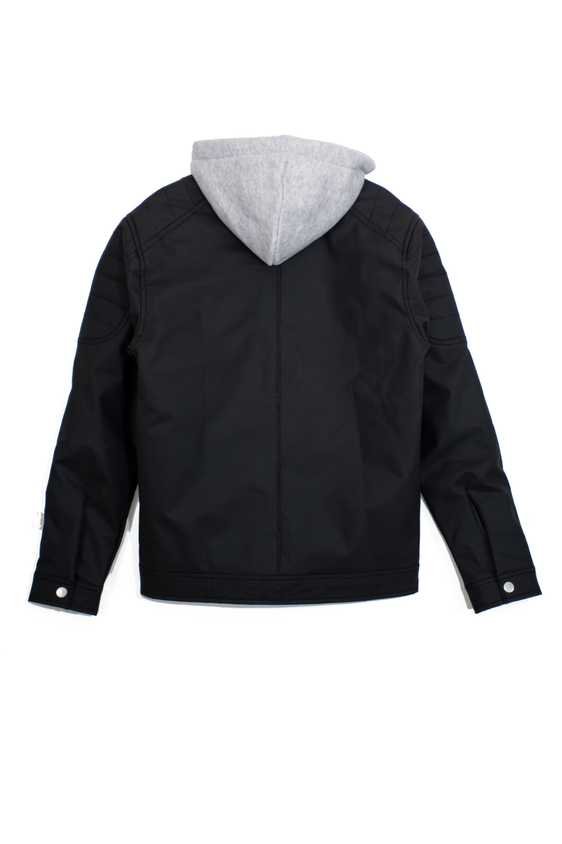 Hooded Zip Jacket - Black
