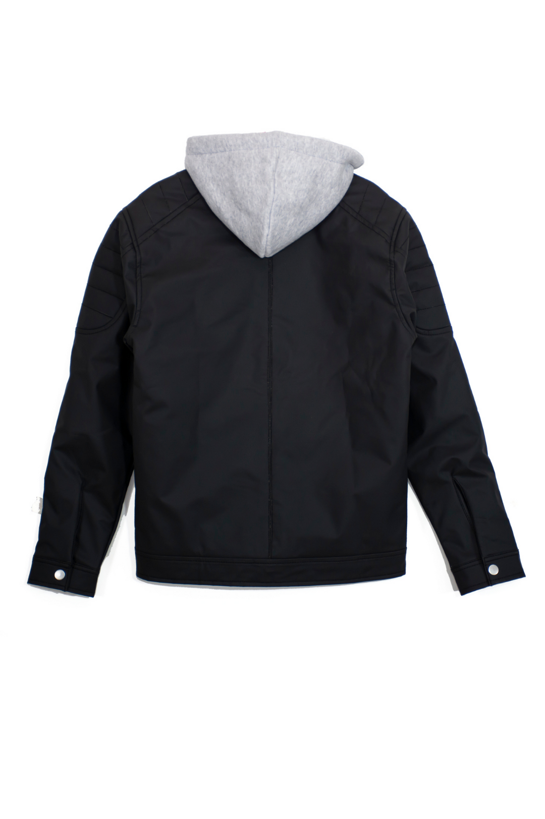 Hooded Zip Jacket - Black
