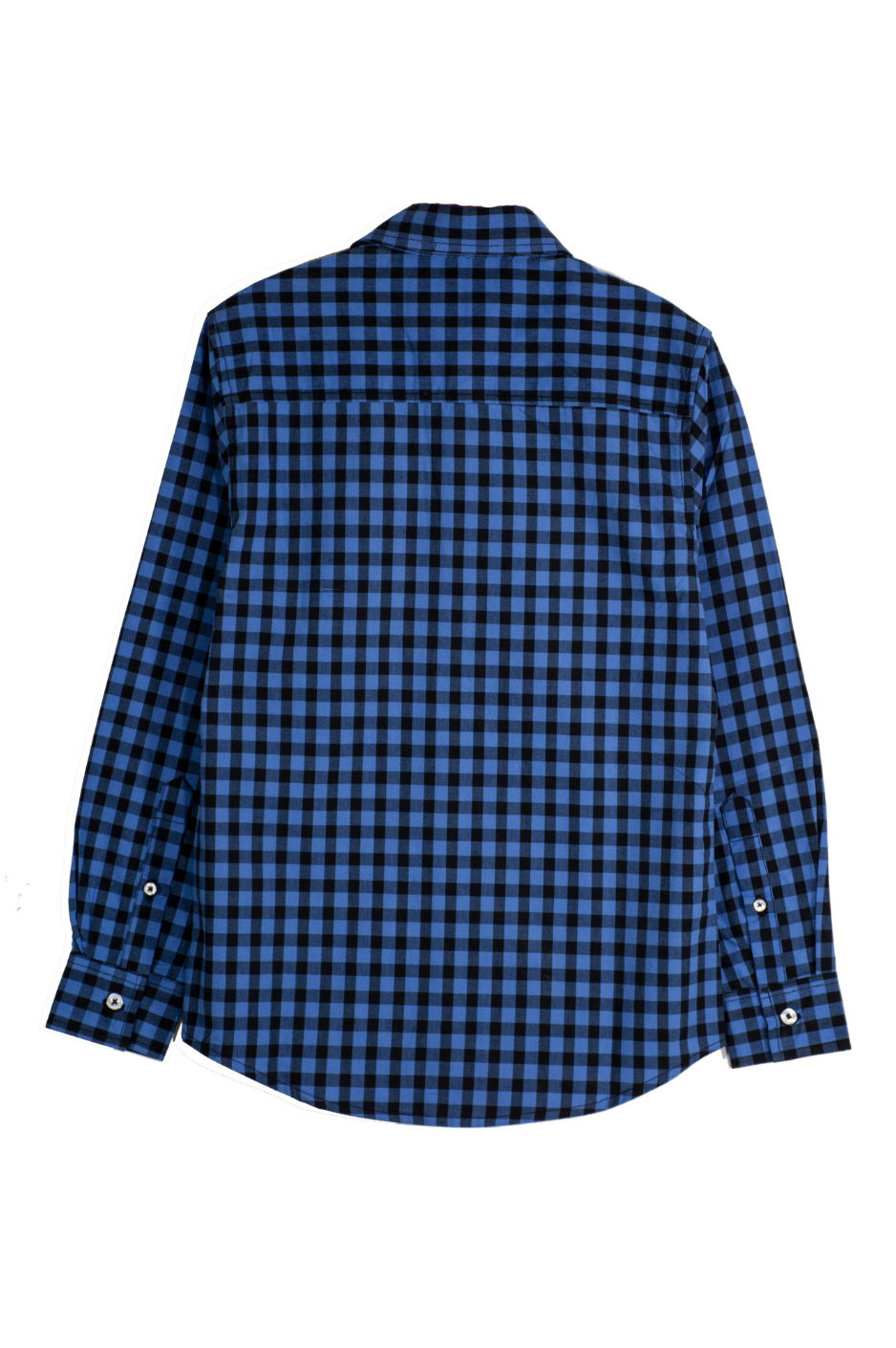 Gingham Check Shirt - Blue