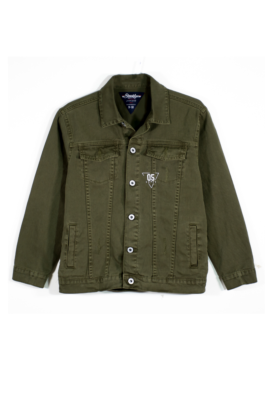 Denim Jacket - Olive Green