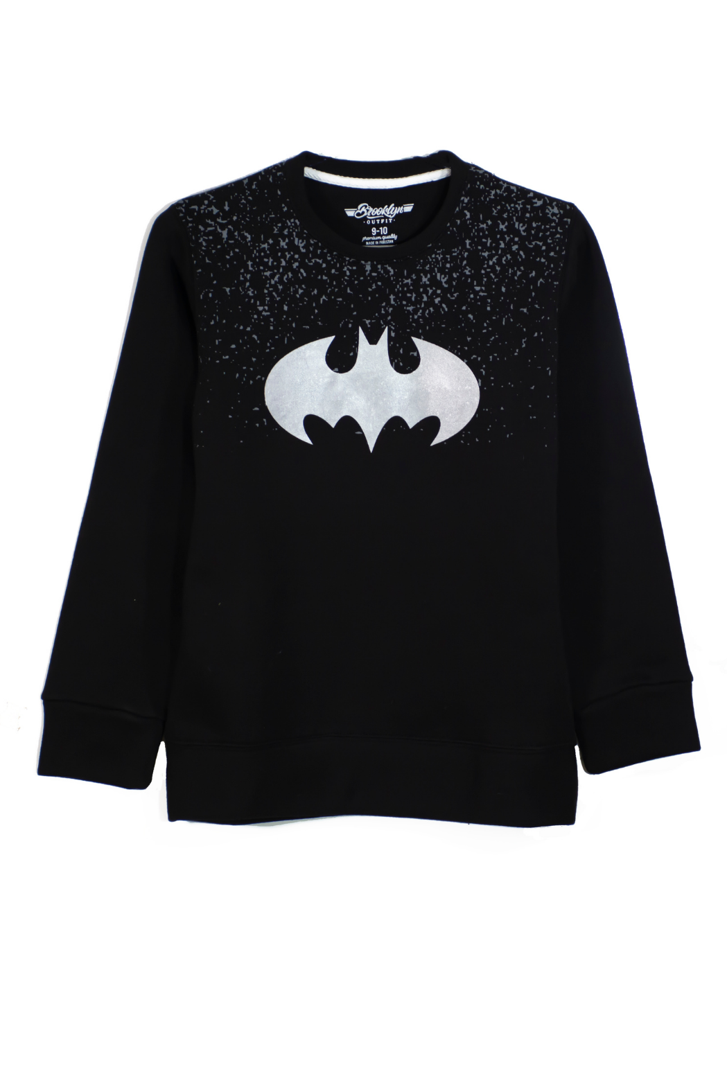 Batman Splatter Logo Sweatshirt - Black
