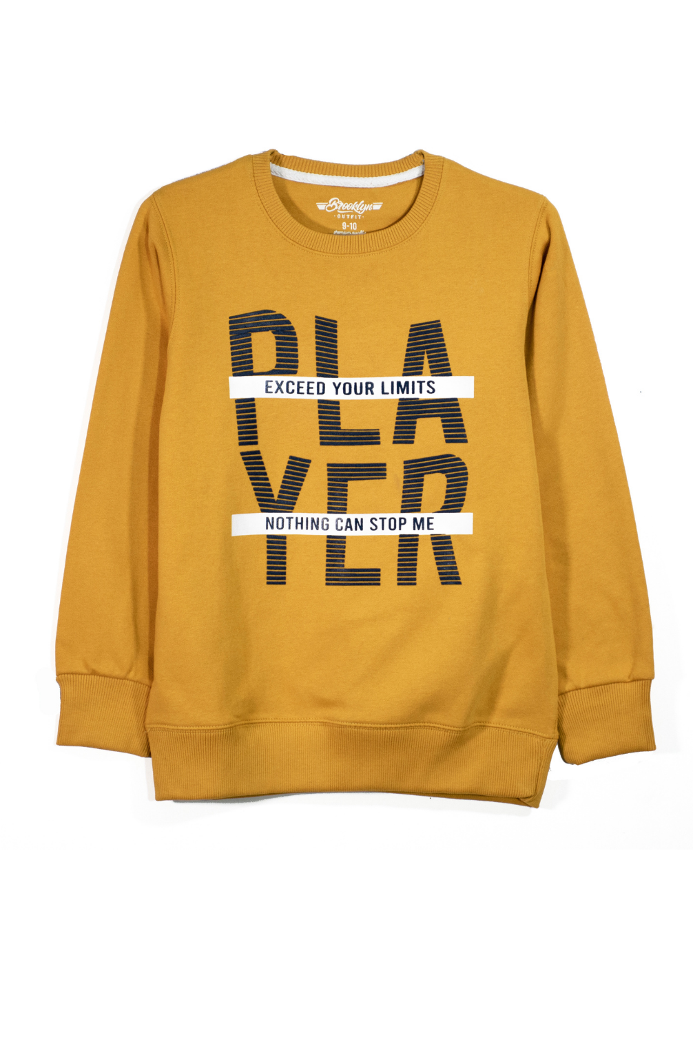 Player Motivational Sweatshirt - Mustard Yellow