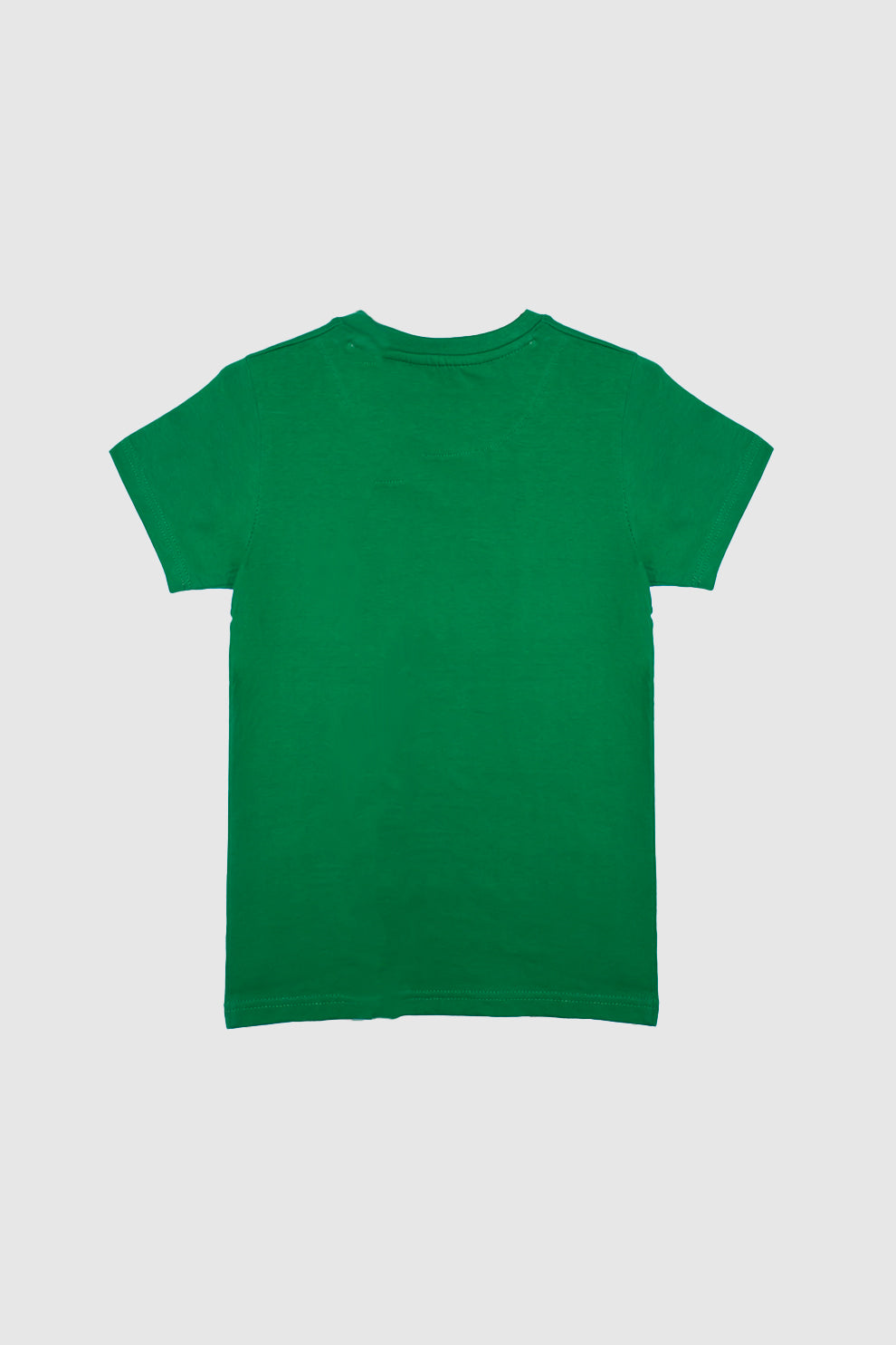 Boys Leaf Green T-Shirt With Puff Printing