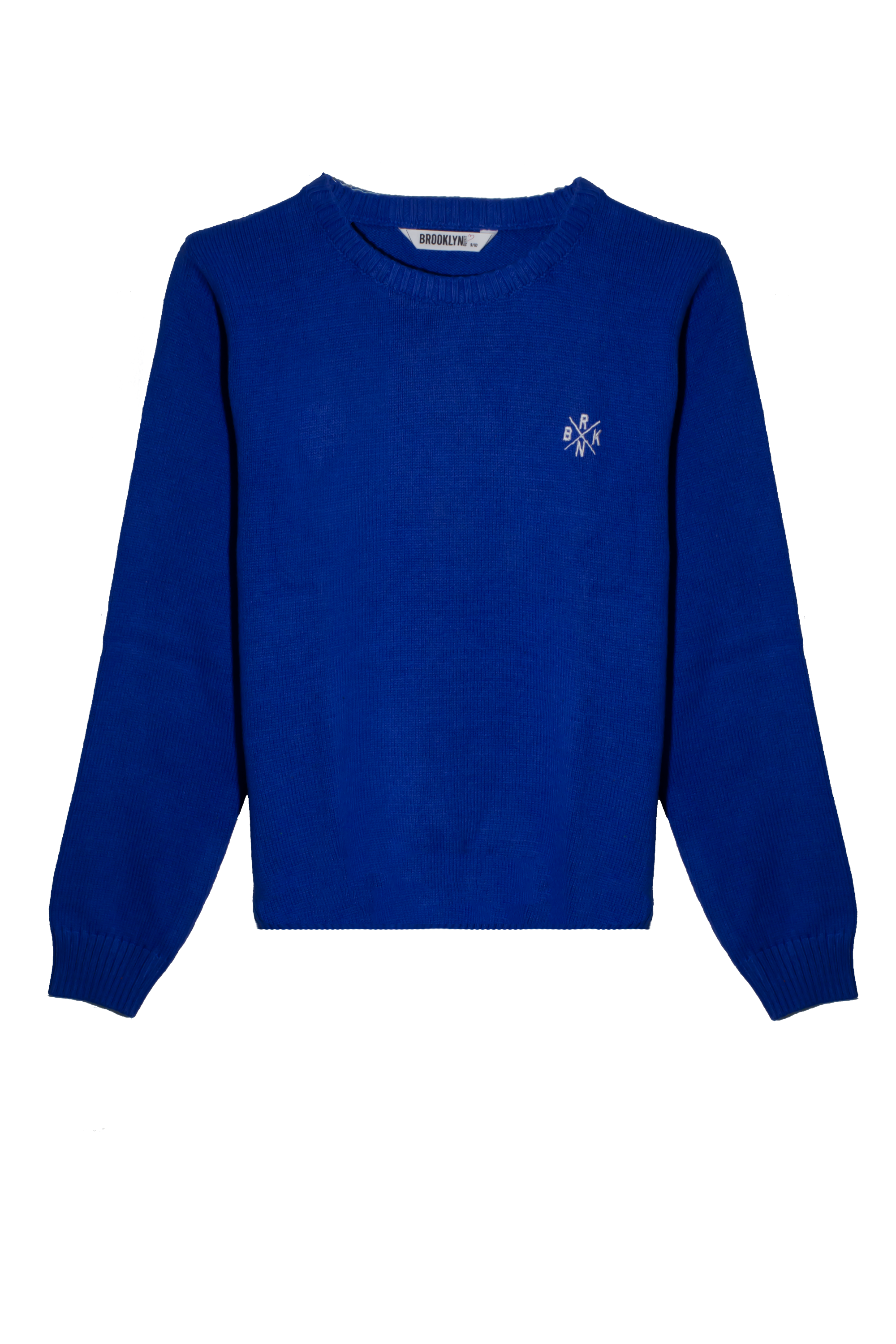 Boys Royal Blue Crew Neck Sweater