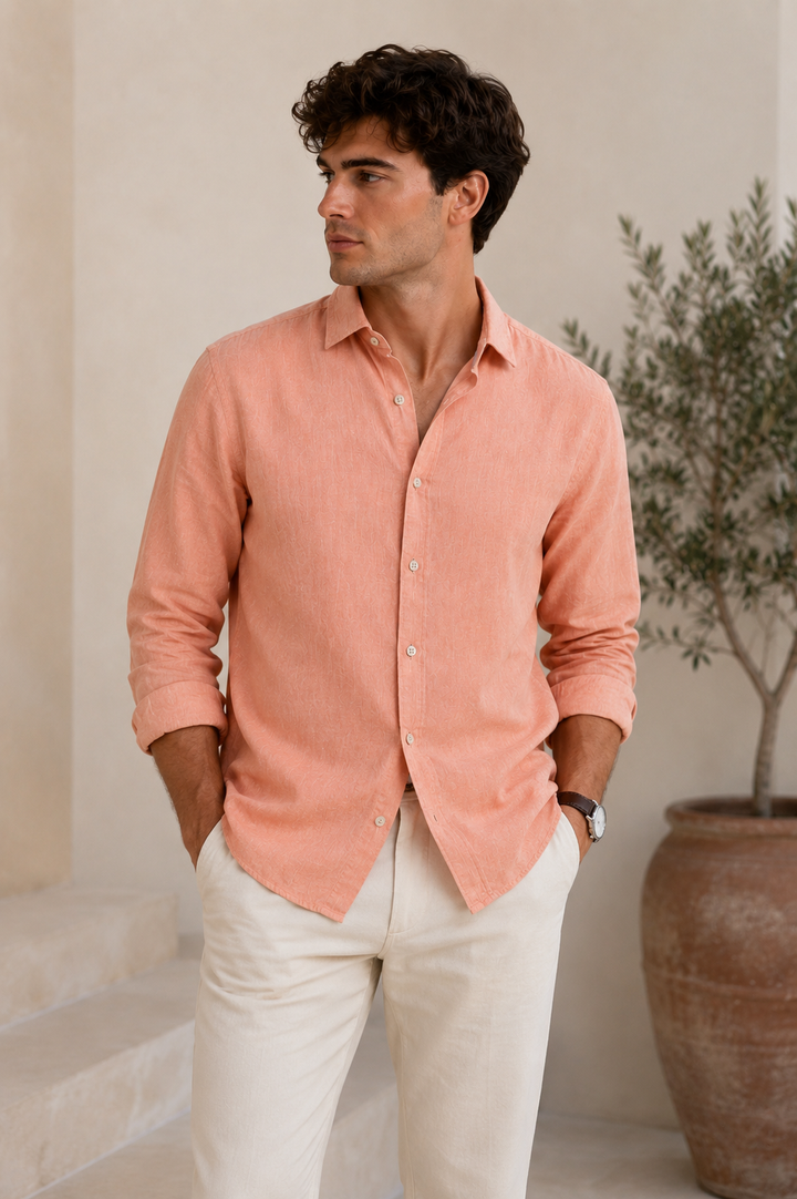 MEN PEACH SHIRT