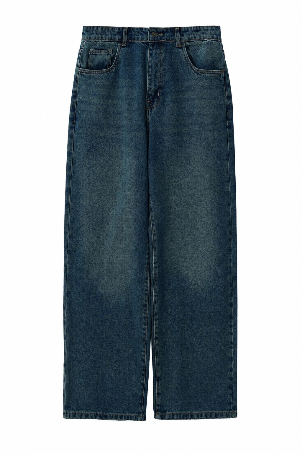 Vintage Wash Relaxed Jeans