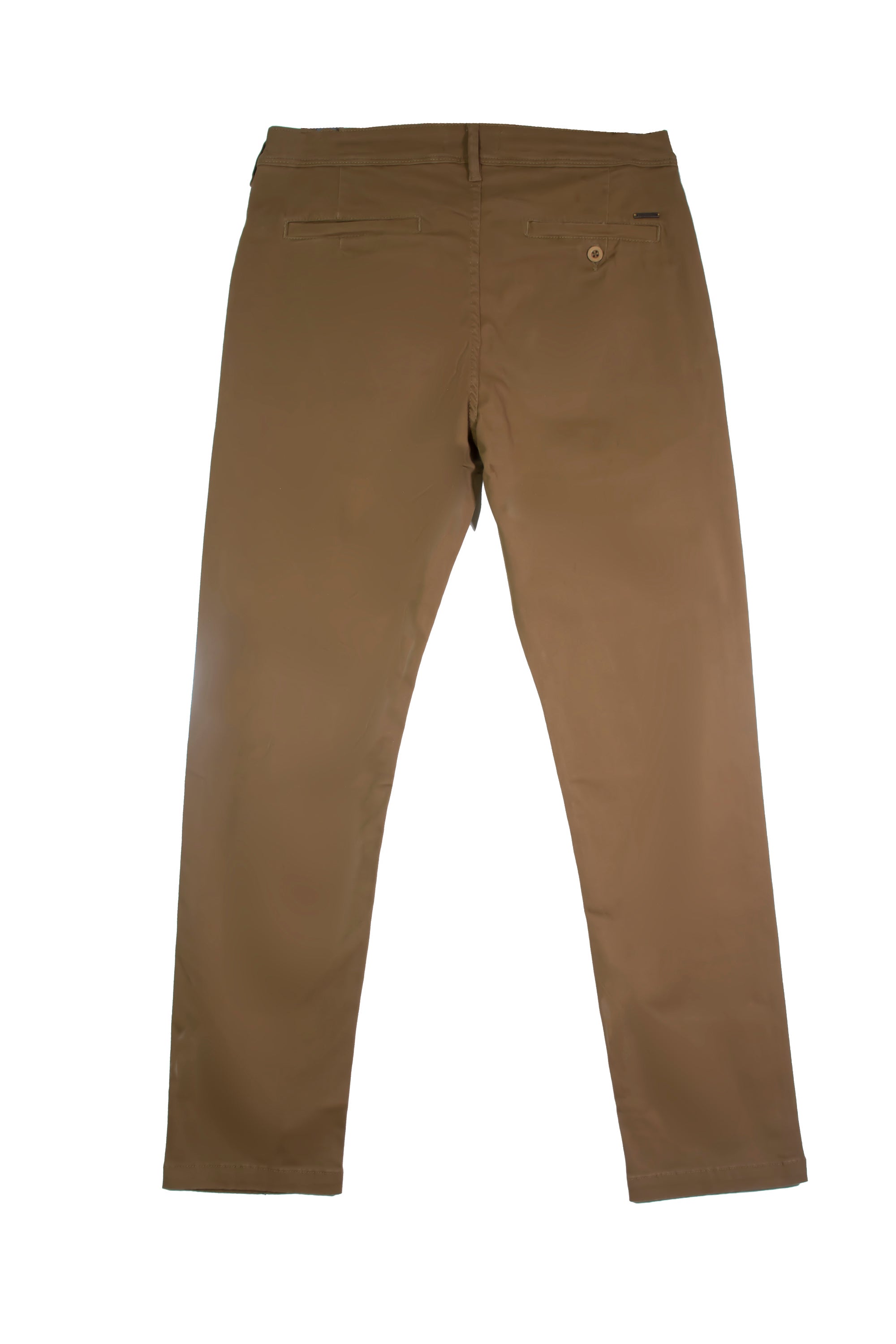 MEN TWILL CHINO-BROWN