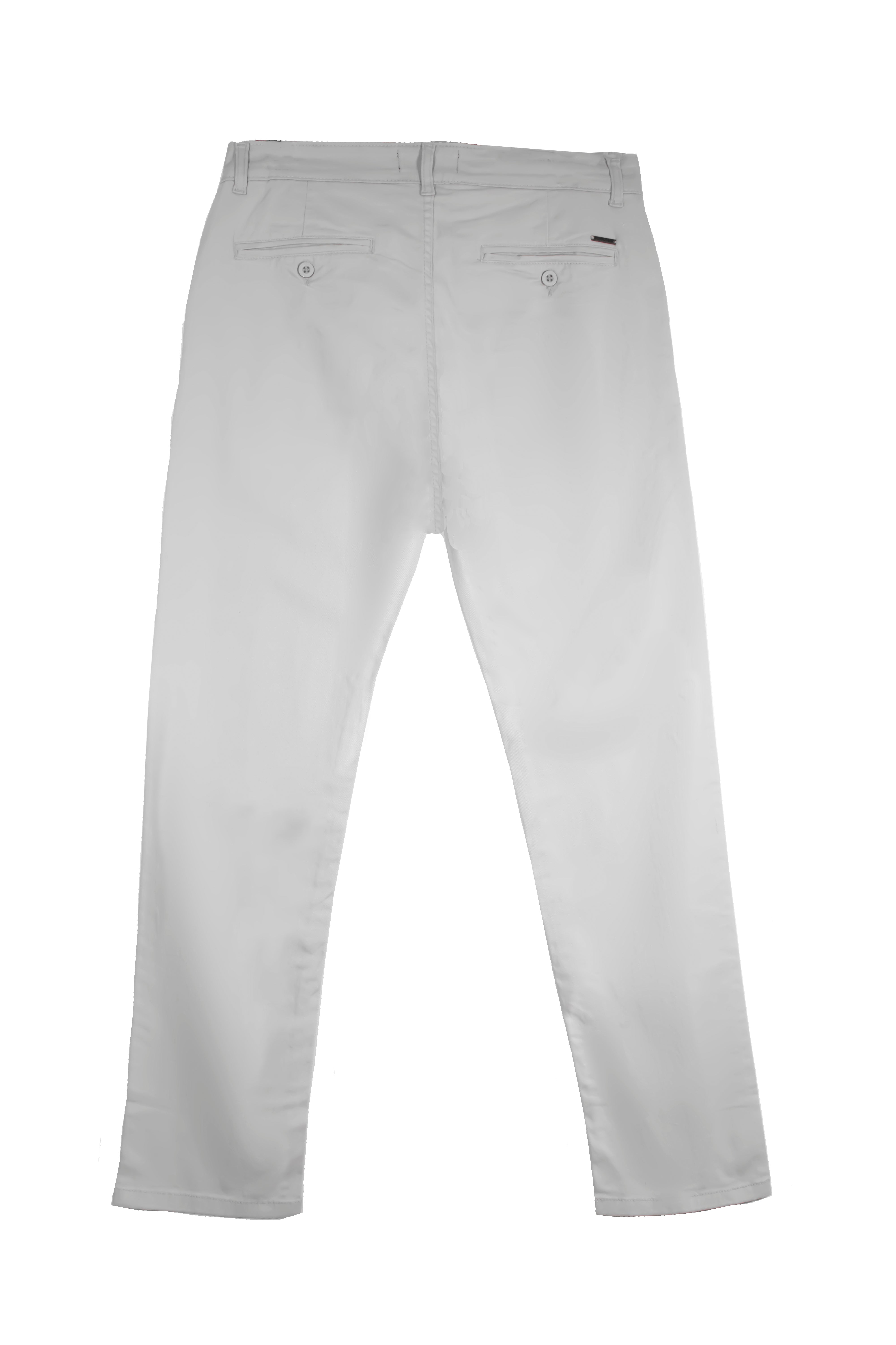 MEN TWILL CHINO-LT.GREY