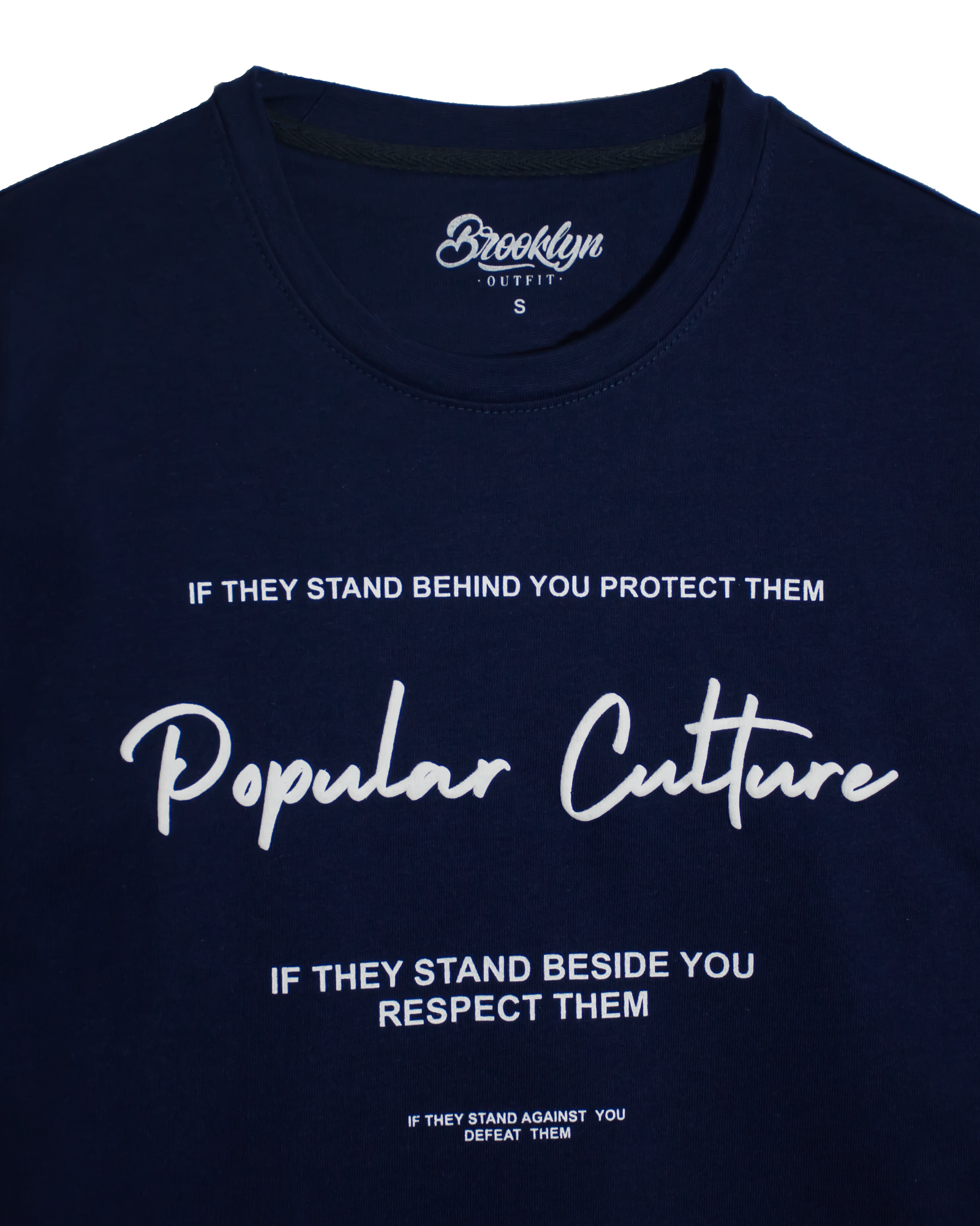 MEN REGULAR FIT POPULAR CULTURE SLOGAN TEE