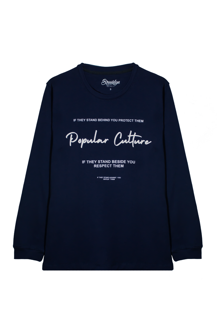 MEN REGULAR FIT POPULAR CULTURE SLOGAN TEE