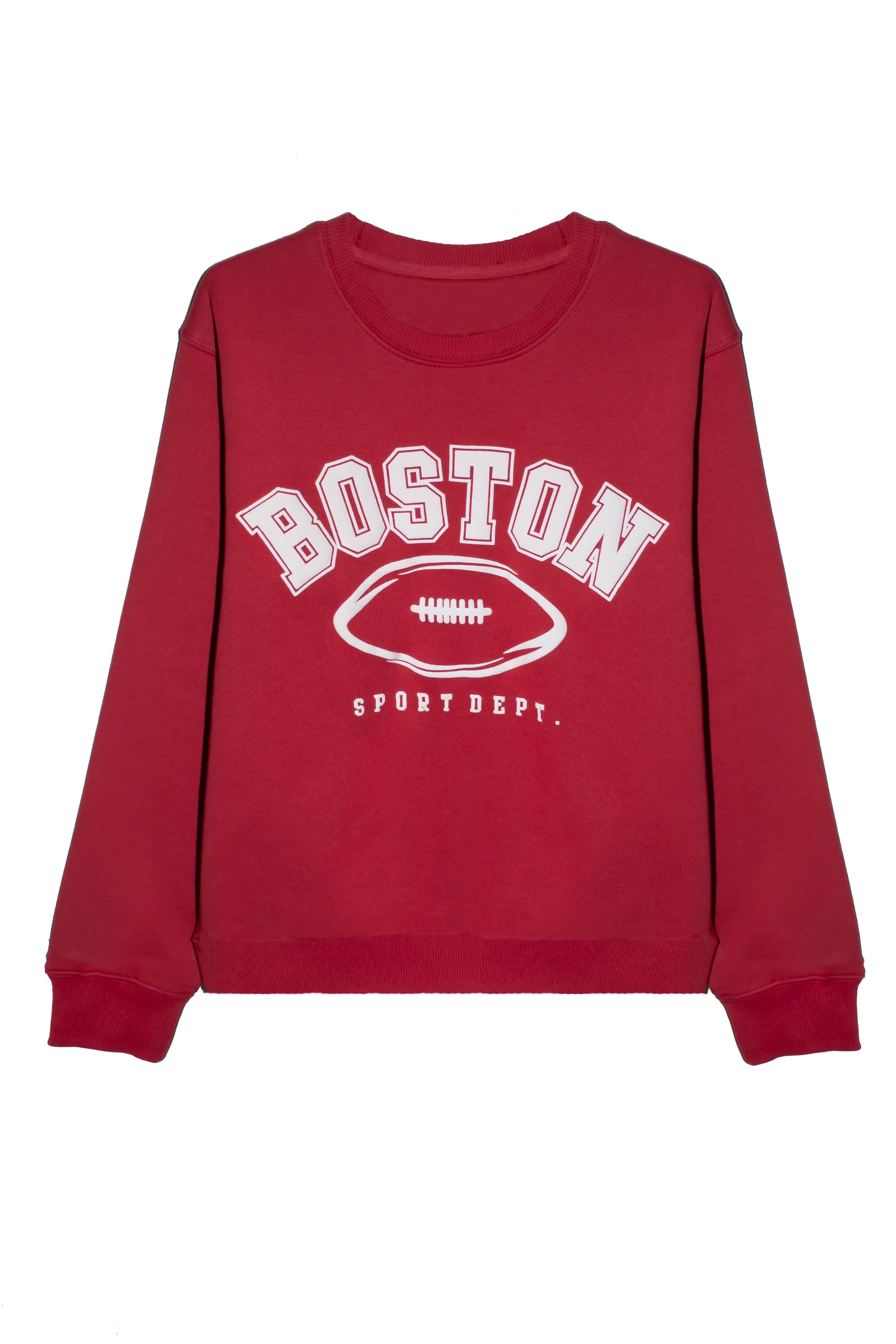 Boston Sport Dept. Burgundy Sweatshirt