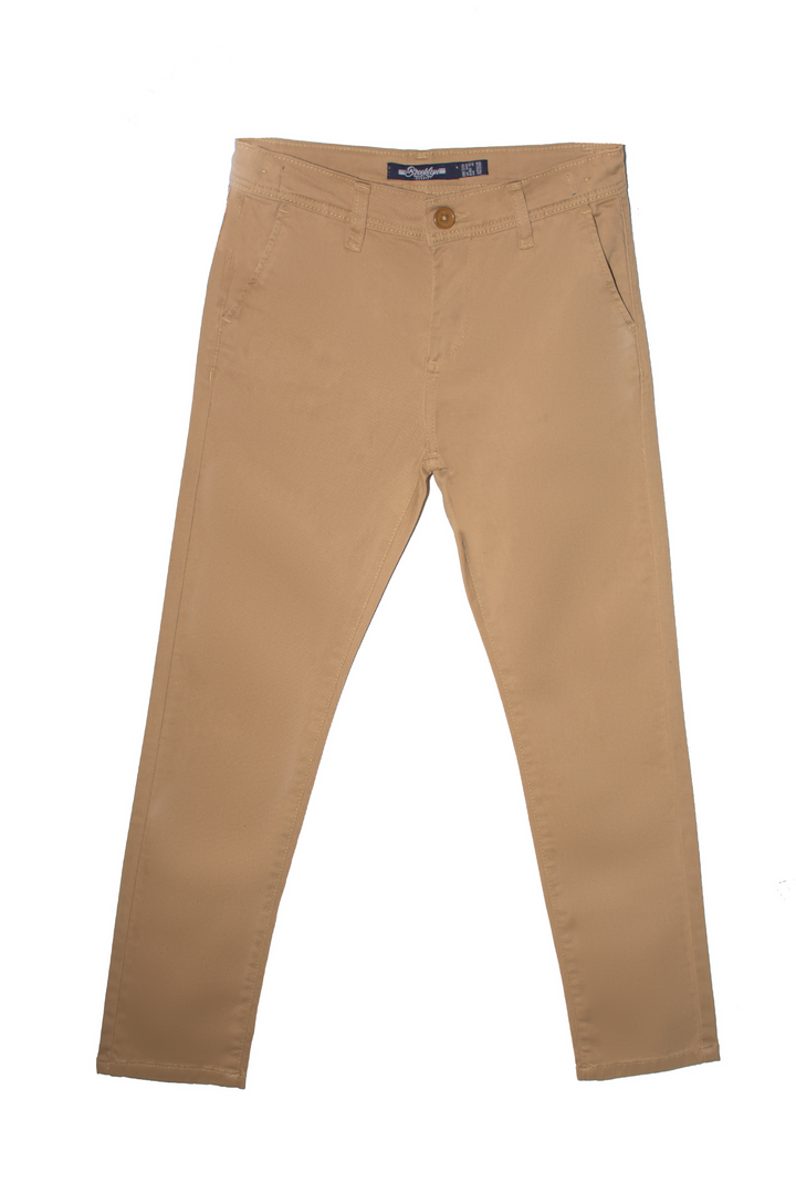MEN TWILL CHINO-OATMEAL