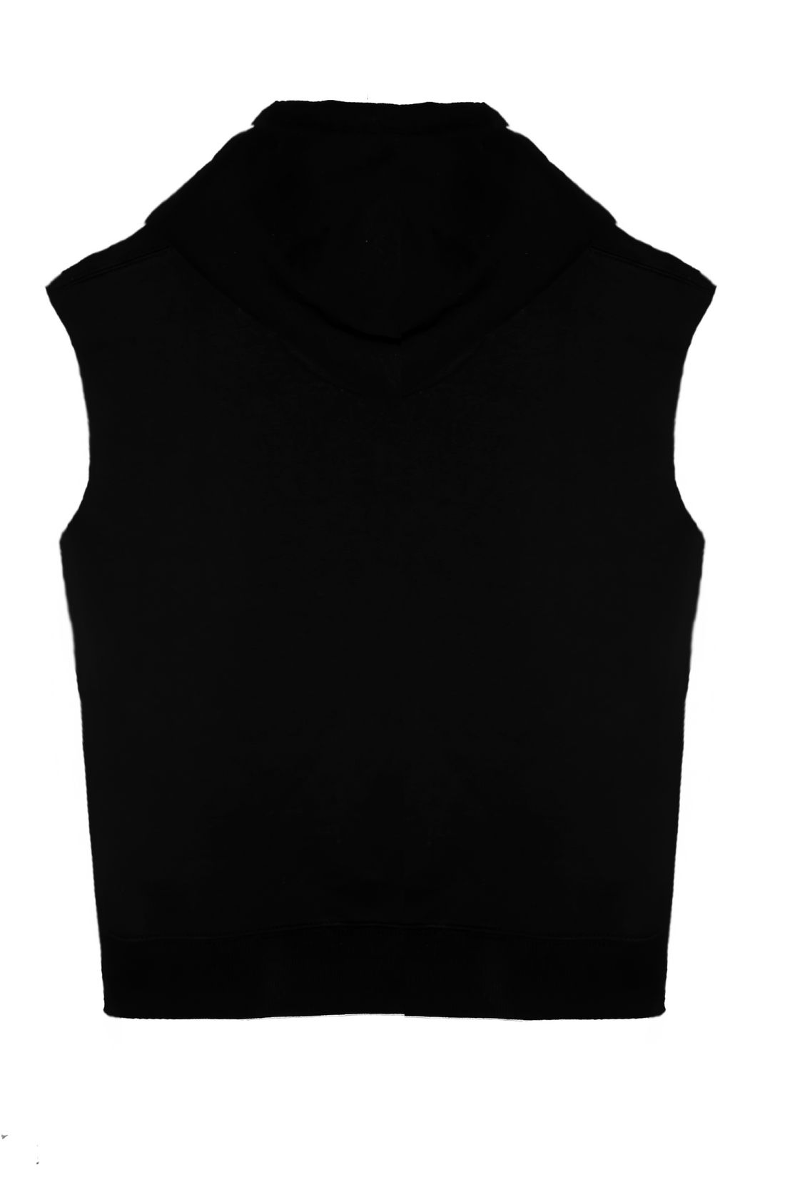 Floral Graphic Sleeveless Hoodie