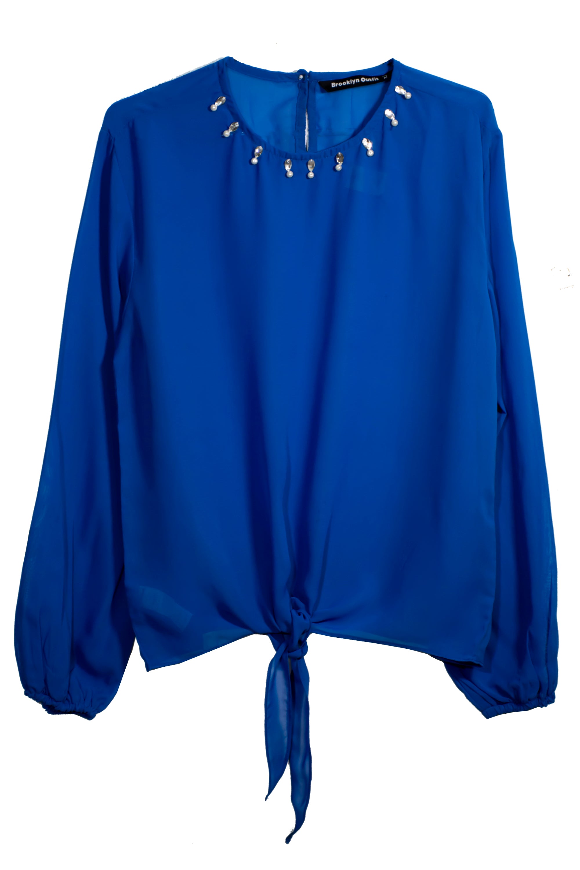 Women Chiffon Top With Embellishment