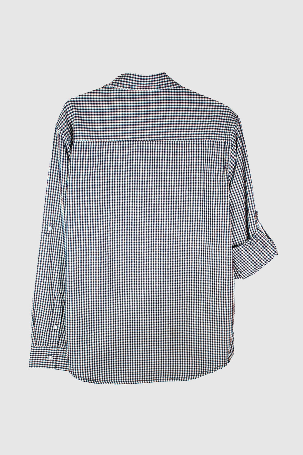 MEN CHECK SHIRT WITH EMBROIDERY ON CHEST