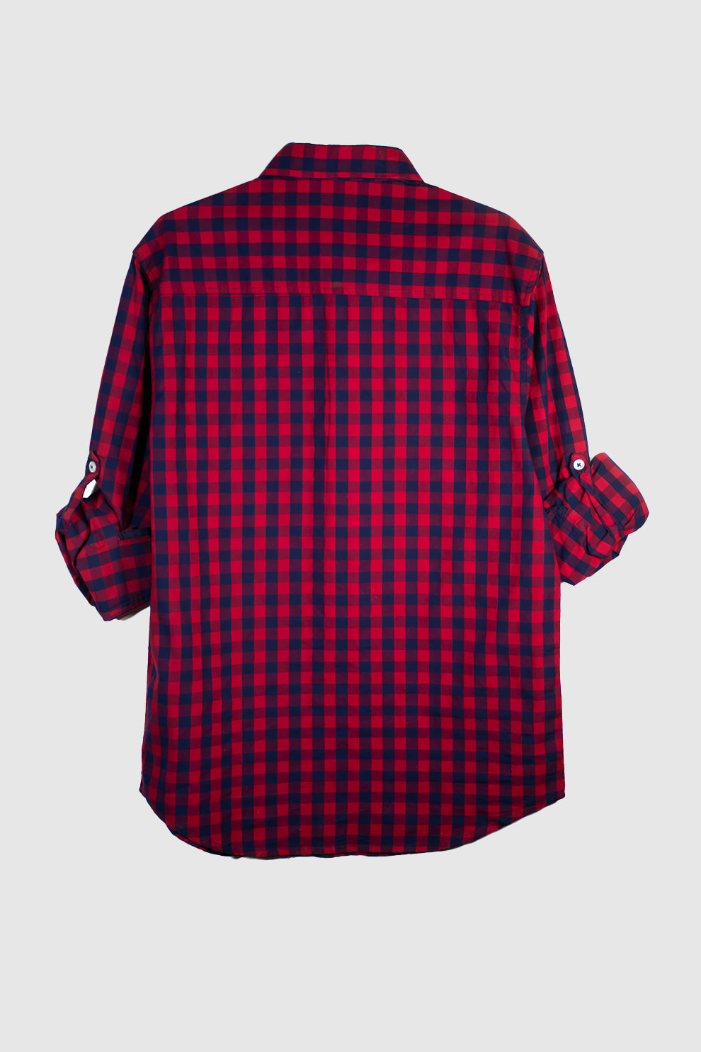 MEN CHECK SHIRT WITH POCKET ON CHEST