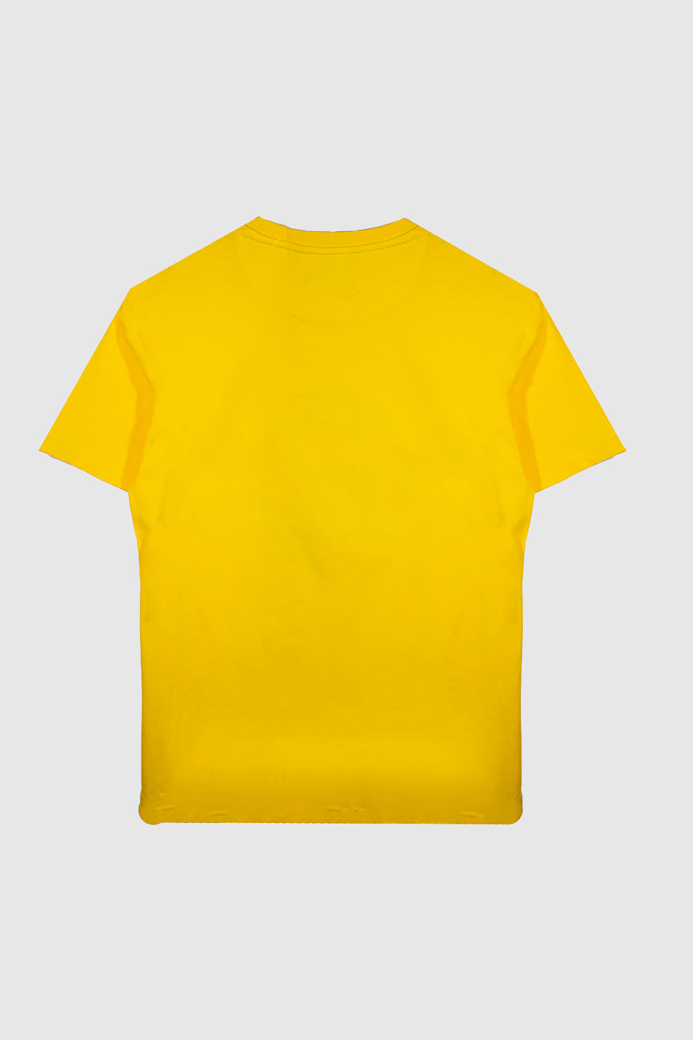 Men Relaxed Fit Yellow T-Shirt With Slogan Graphic