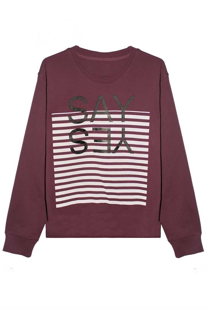 Striped Graphic Sweatshirt