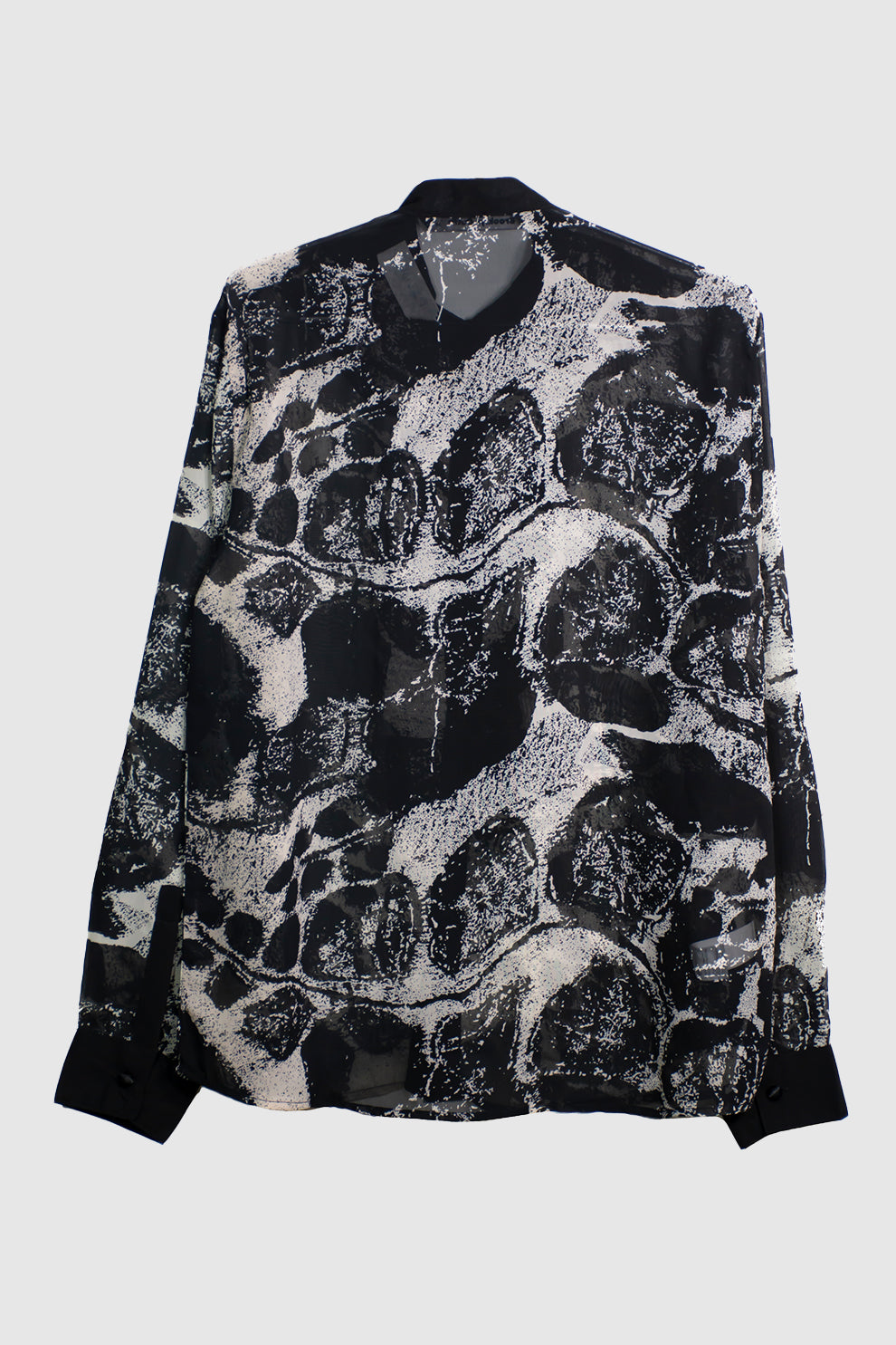 Women Printed Chiffon Top With Ruffles