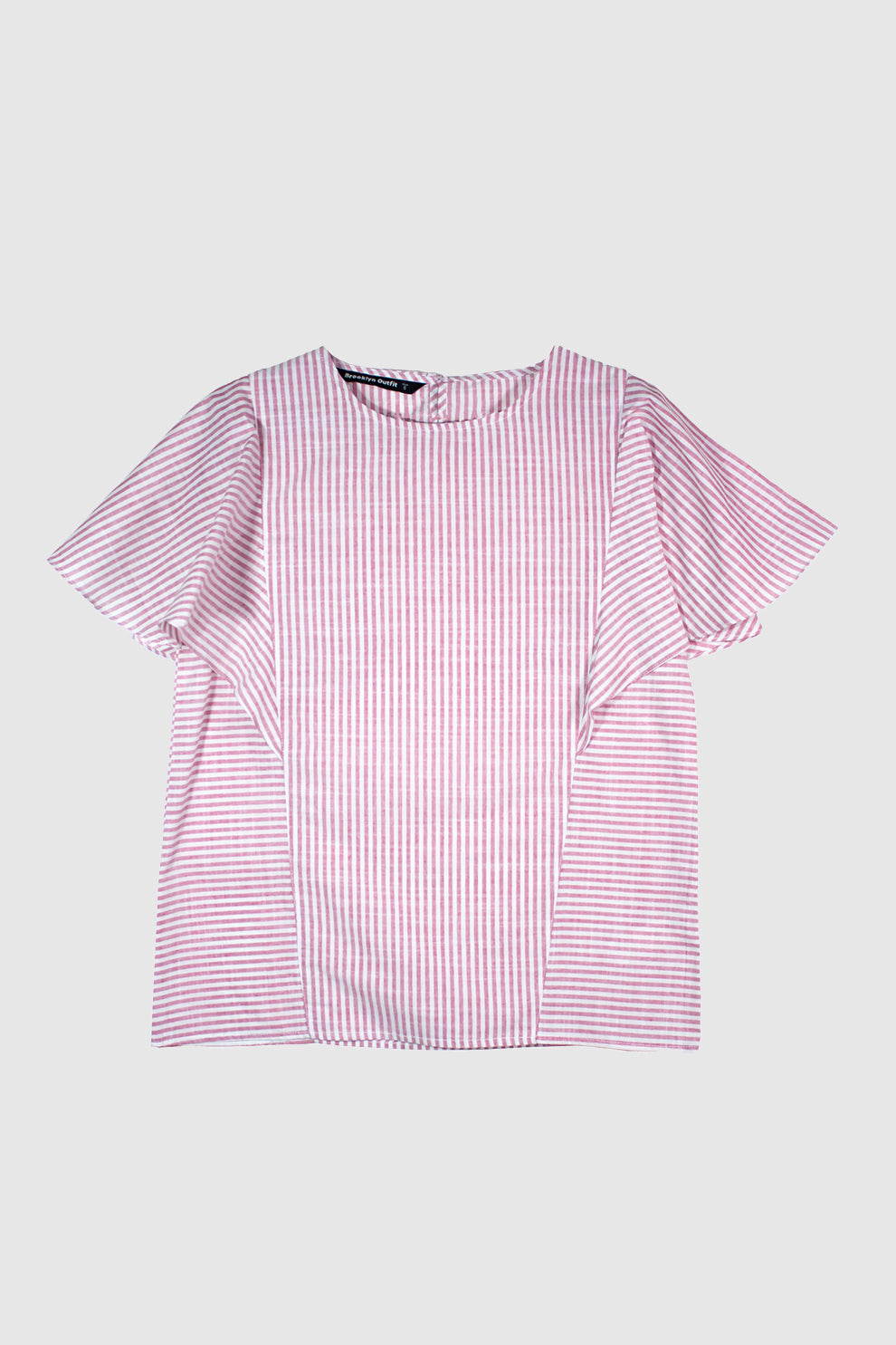 Women Striper Top With Bell Sleeves