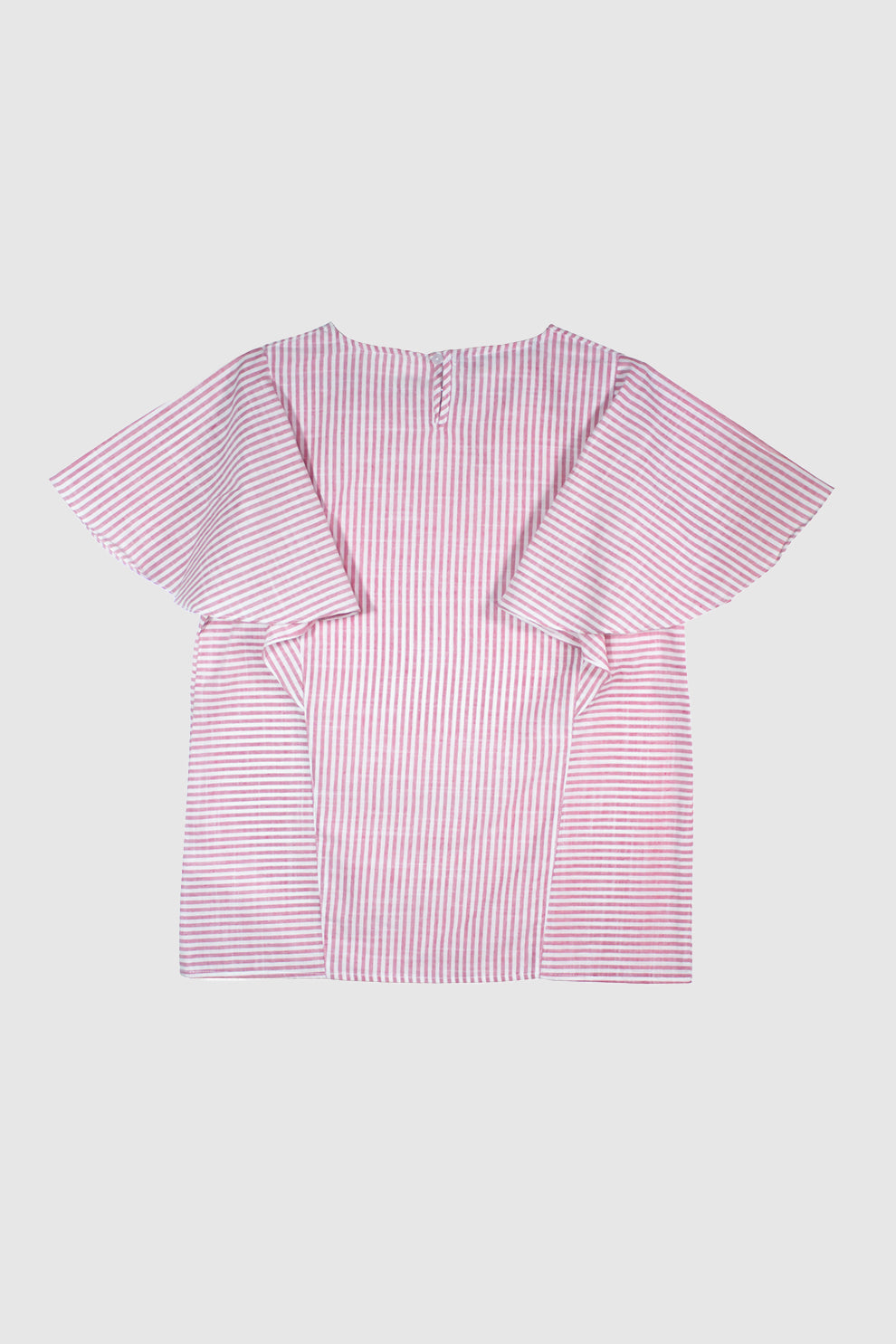 Women Striper Top With Bell Sleeves