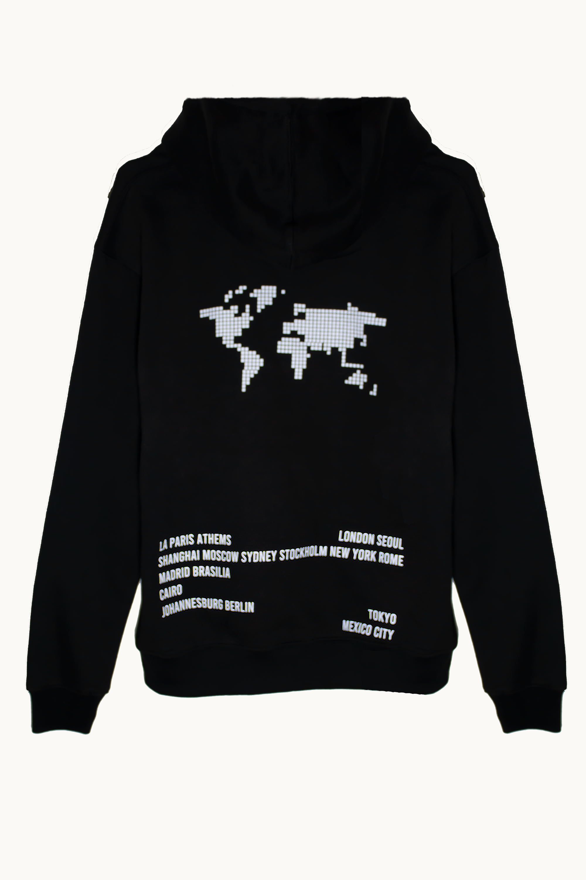 Global Cities Hoodie - Black