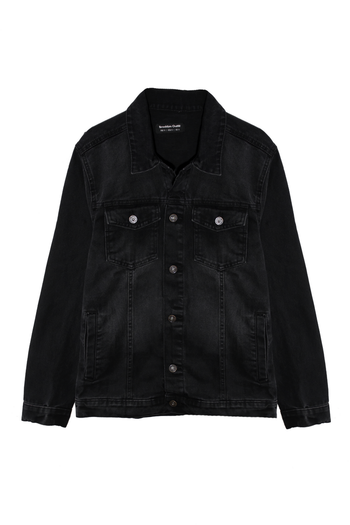 MEN Black Denim Jacket