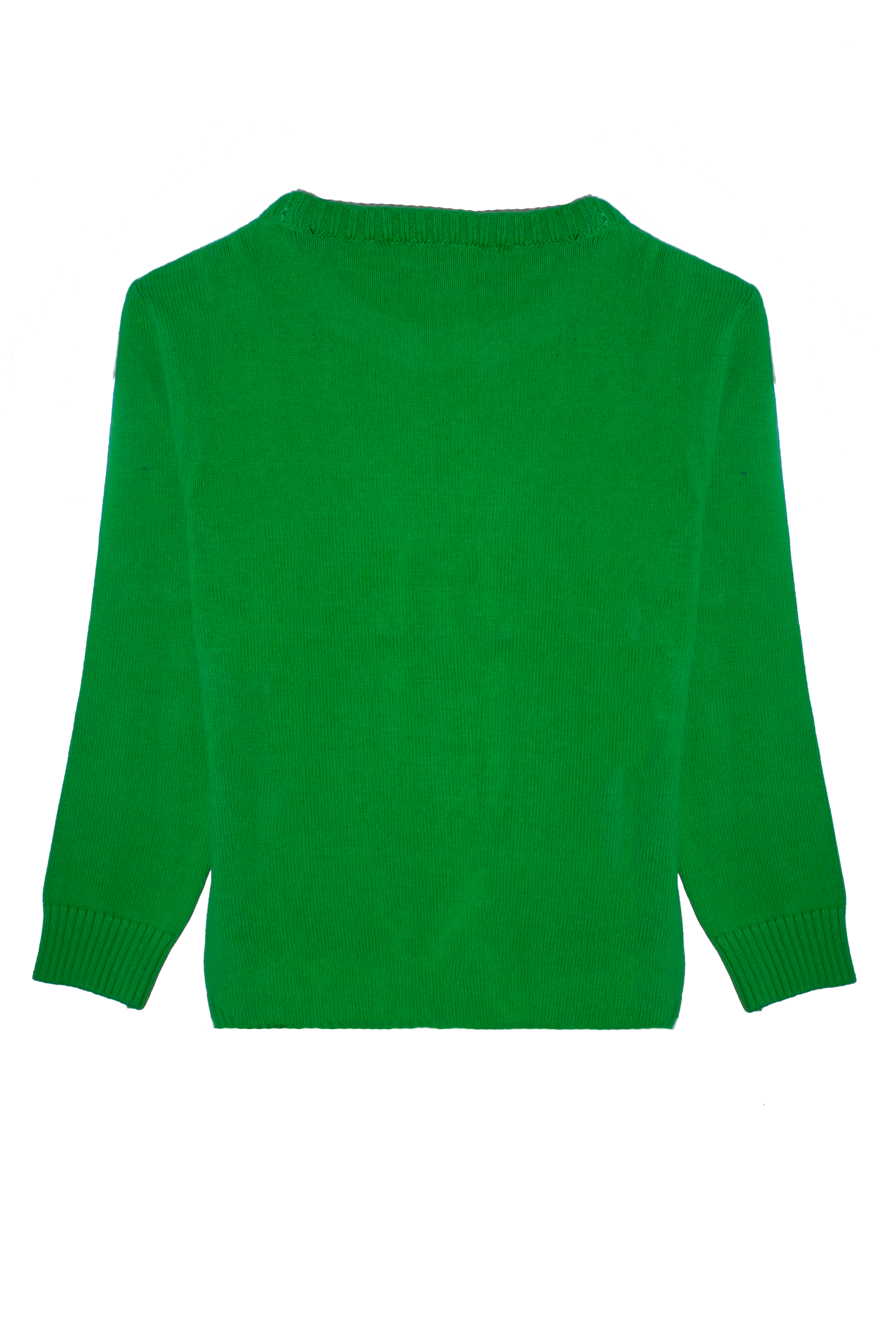 Boys Green Crew Neck Sweater